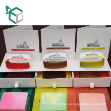 Meistverkaufte Produkte Großhandel Custom Skin Care Soap Set Verpackung Box mit Teiler und Soap Paper Wrap